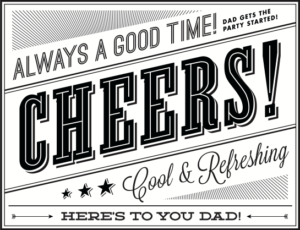 Father's Day Beer Labels