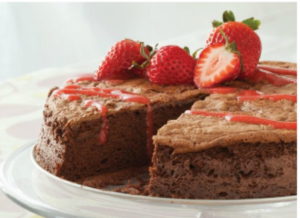 flourless chocolate cake recipe vegetarian times mother's day menu dessert gluten-free