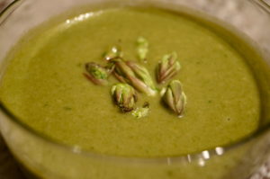 gluten-free asparagus stem soup dairy-free healthy detox soup recipe