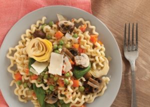 healthy vegetarian spring pasta menu dinner party special impressive