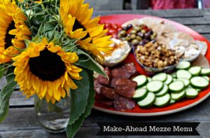 mediterranean make ahead easy weeknight entertaining menu