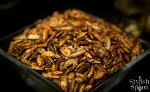 Sweet and Spicy Pumpkin Seeds | www.StylishSpoon.com