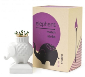 Jonathan Adler White Elephant Match Strike - great hostess gift - Stylish Spoon 2013 Holiday Gift Guide | www.StylishSpoon.com