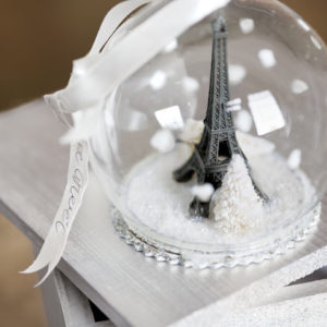Paris Eiffel Tower Snow Globe Ornament - Stylish Spoon 2013 Holiday Gift Guide | www.StylishSpoon.com