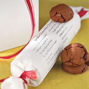 Edible Gifts Wrapped in Printed Recipe Paper | www.StylishSpoon.com