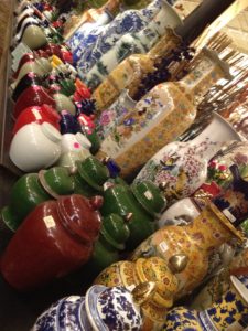 Large decorative vases