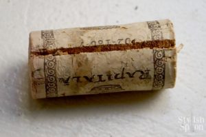 DIY Wine Cork Place Card Holder