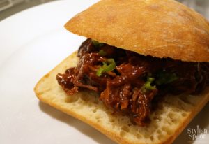 BBQ Brisket Sandwich Recipe | stylishspoon.com