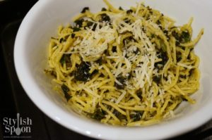 Lemony Kale Quinoa Spaghetti