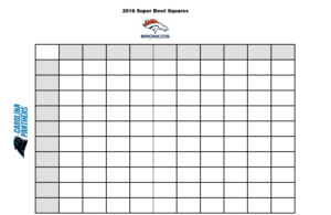 2016 free printable betting squares template super bowl