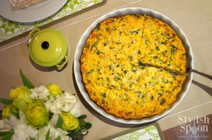 low fat spinach quiche