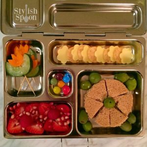 Planetbox rover lunch box bento style cute kids lunch flower theme